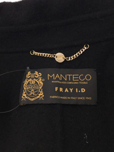 FRAY I.D◆MANTECOリバーコート/1/ウール/BLK/無地_画像3