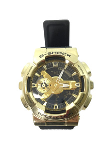 CASIO◆クォーツ腕時計_G-SHOCK/アナログ/ラバー/BLK/BLK