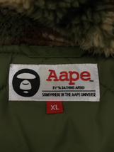 AAPE BY A BATHING APE◆ナイロンジャケット/XL/ナイロン/カーキ_画像3