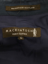 MACKINTOSH◆ステンカラーコート/42/コットン/ネイビー/シミ有_画像3