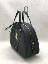 JIMMY CHOO◆ジミーチュウ/ショルダーバッグ/レザー/ブラック/VARENNE BOWLING M/ヴァレンヌ/2way_画像2