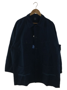 Porter Classic◆WEATHER COAT/カバーオール/3/ポリエステル/BLU/タグ付