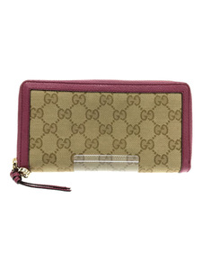 GUCCI◆長サイフ_ブリー_GGキャンバス/394005 KH1BG 8479/2184