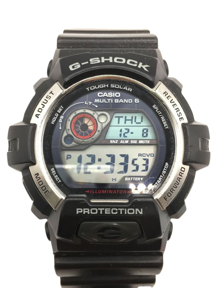 CASIO◇ソーラー腕時計・G-SHOCK/デジタル/BLK/GW-8900-1JF-