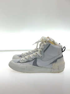 NIKE◆BLAZER MID SACAI/ブレーザーミッドサカイ/ホワイト/BV0072-100/28cm/WHT