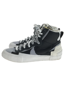 NIKE◆BLAZER MID SACAI/ブレーザーミッドサカイ/ブラック/BV0072-002/27cm/BLK