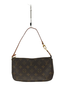 LOUIS VUITTON◆ポシェット・アクセソワール(OLD)_モノグラム_BRW/PVC/BRW