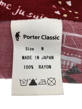 Porter Classic◆アロハショーツ/ショートパンツ/M/レーヨン/RED/総柄_画像4