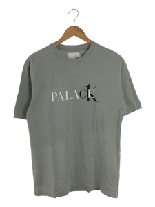 PALACE◆Tシャツ/M/コットン/GRY/グレー/22SS/CK1 T-SHIRT SS LOGO EMBROID