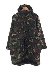 ArkAir◆MIL PARKA/別注オーバーコート/M/コットン/KHK/カモフラ