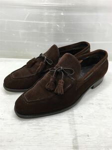 CROCKETT&JONES◆CAVENDISH3//ローファー/UK8.5/BRW/レザー