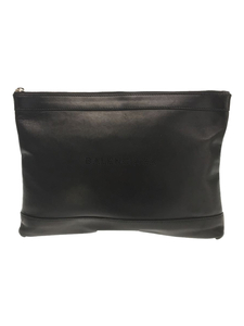 BALENCIAGA* bag / leather /BLK