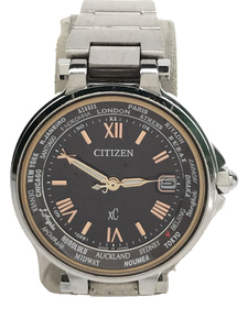 CITIZEN* solar wristwatch / happy flight / analogue / stainless steel /BRW/SLV/SS