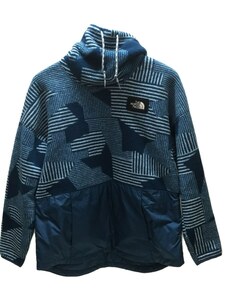 THE NORTH FACE◆トップス/WMNS Riit Pullover/L/ポリエステル/BLU/総柄