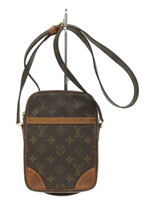 LOUIS VUITTON◆ダヌーブ_モノグラム_BRW/PVC/BRW/M45266/シリアルSL0919/中身剥がれあり