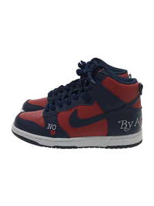 NIKE◆ハイカットスニーカー/25.5cm/NVY/DN3741-600/×SUPREME/NIKE SB DUNK HIGH