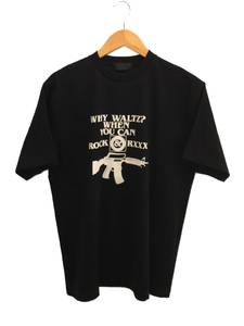 GOD SELECTION XXX◆Tシャツ/M/コットン/BLK