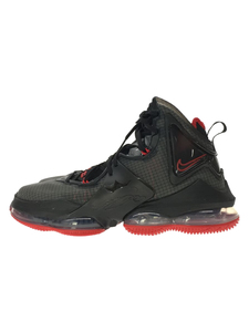 NIKE◆LEBRON XIX/レブロン 19/CZ0203-100/ハイカットスニーカー/28.5cm/BLK