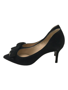 Salvatore Ferragamo* pumps /UK5/BLK/ suede 