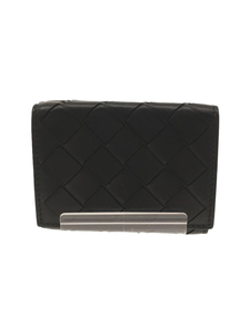 BOTTEGA VENETA*BOTTEGA VENETA/3. folding purse / leather /BLK/ men's 