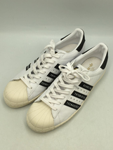 adidas◆SUPER STAR 80S HUMAN MADE/30cm/WHT_画像2