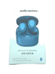 audio-technica◆イヤホン・ヘッドホン ATH-CK3TW BL [ブルー]