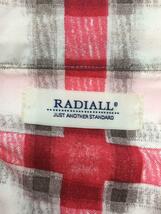 RADIALL◆半袖シャツ/M/コットン/レッド/赤/チェック/RAD-16SS-SH016_画像3