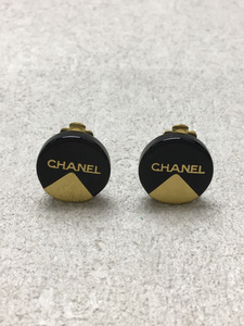 CHANEL◆イヤリング/BLK/レディース