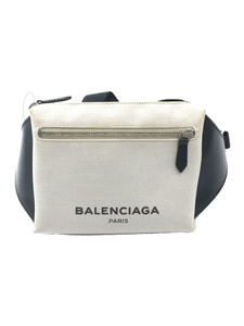 BALENCIAGA◆ウエストバッグ/ホワイト433625・9260・W・002123