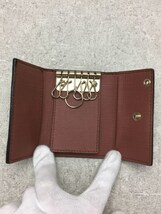 GUCCI◆キーケース_GGプラス_スタープリント/SV1000/BRW/総柄/レディース_画像4