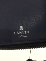 LANVIN en Bleu◆長財布/レザー/WHT/無地/メンズ/セイバー_画像3