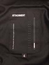 Attachment◆ジャケット/4/レーヨン/BLK_画像3