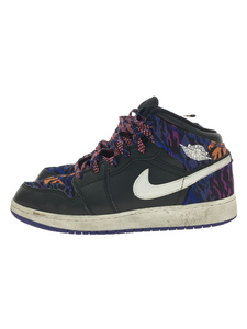 NIKE◆Air Jordan 1 Mid SE/タイガープリント/AV5174-005/ナイキ