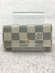 LOUIS VUITTON◆ミュルティクレ4_ダミエ・アズール_WHT/-/WHT/レディース/N60020