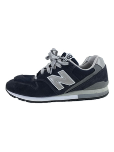 NEW BALANCE◆ローカットスニーカー/25.5cm/NVY/スウェード/CM966NV2