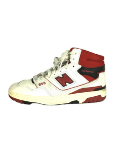 NEW BALANCE◆×Aime Leon Dore/ハイカットスニーカー/27cm/WHT