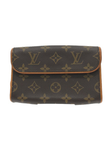 LOUIS VUITTON◆M51855/ポシェットフロランティーヌ_モノグラム_BRW/PVC/ブラウン/FL0024