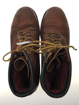 RED WING◆PT91/レースアップブーツ/-/BRW/レザー/2218/着用感・つま先ダメージ有_画像3