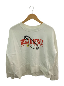 DIESEL◆スウェット/XS/コットン/WHT