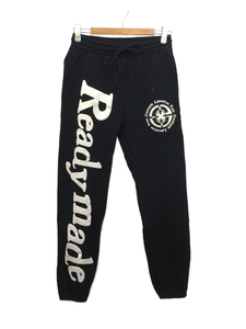 READYMADE◆2SS/RM SWEAT PANTS/スウェットパンツ/ボトム/S/コットン/BLK/レディーメイド