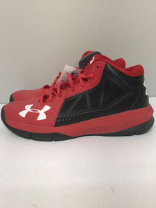 UNDER ARMOUR◆ハイカットスニーカー/25.5cm/RED/1289129-600