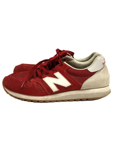 NEW BALANCE◆U520AH/レッド/27cm/赤/スウェード/ローカットスニーカー/シューズ/靴/セレクト/ベーシック