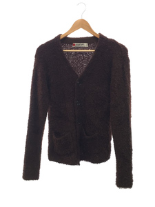 SEVESKIG◆KN-SV-YA-1003/BUSH MOHAIR CARDIGAN/ブッシュモヘアカーディガン/M/茶色