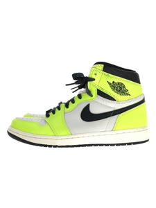 NIKE◆AIR JORDAN 1 RETRO HIGH OG/Volt/スニーカー/26.5cm/555088-702/箱有