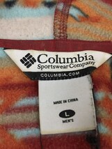 Columbia◆フリースジャケット/L/コットン/ORN/総柄/PM6659/コロンビア_画像3