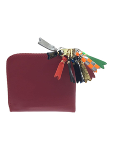 Wallet COMME des GARCONS◆財布/-/RED/無地/レディース