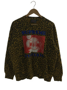 Supreme◆21SS/HYSTERIC GLAMOUR Crewneck/スウェット/S/コットンキャメル/レオパード