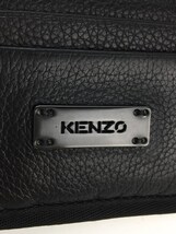 KENZO◆カードケース/レザー/ブラック/メンズ/ロゴカードホルダー/_画像3