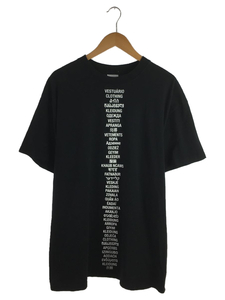 VETEMENTS◆Tシャツ/S/コットン/BLK/ヴェトモン/TranslatedT