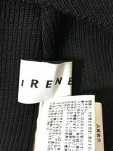 IRENE◆22AW/Cut Out Detail Knit tops/ニットセーター/36/ウール/BLK/24A81002_画像3